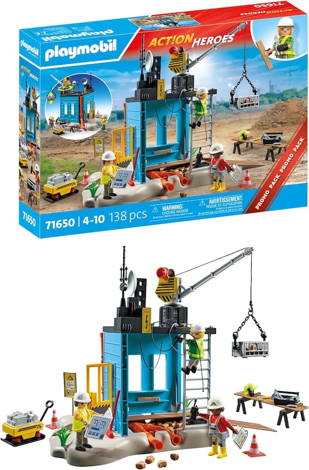 image 1 of PLAYMOBIL 71650 My Life Construction Site