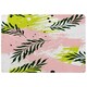 image 1 of Green Leaves on Brush Strokes (Rug) Green | XL: 160x230cm