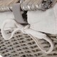 image 5 of 36cm Grey Wash Finish Storage Wicker Hamper Basket | Grey | Grey | XS
