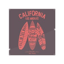 California Surf Splash Back | White
