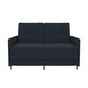 image 1 of Andora sprung sofa bed in fabric navy blue Blue | NAVY BLUE LINEN