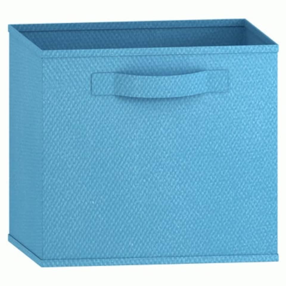 image 1 of Collapsible Non-Woven Storage Box - M Blue | Colour: Sky Blue