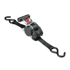 Master Lock Retractable Ratchet Tie-down S-hook 3m 2 Piece - Multi Colour - One Size Multi | One Size