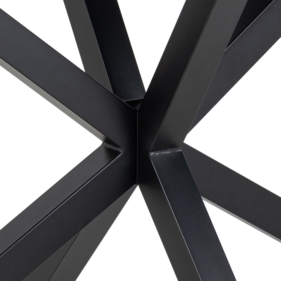 image 1 of Heaven Dining Table with Ceramic White Top 135cm