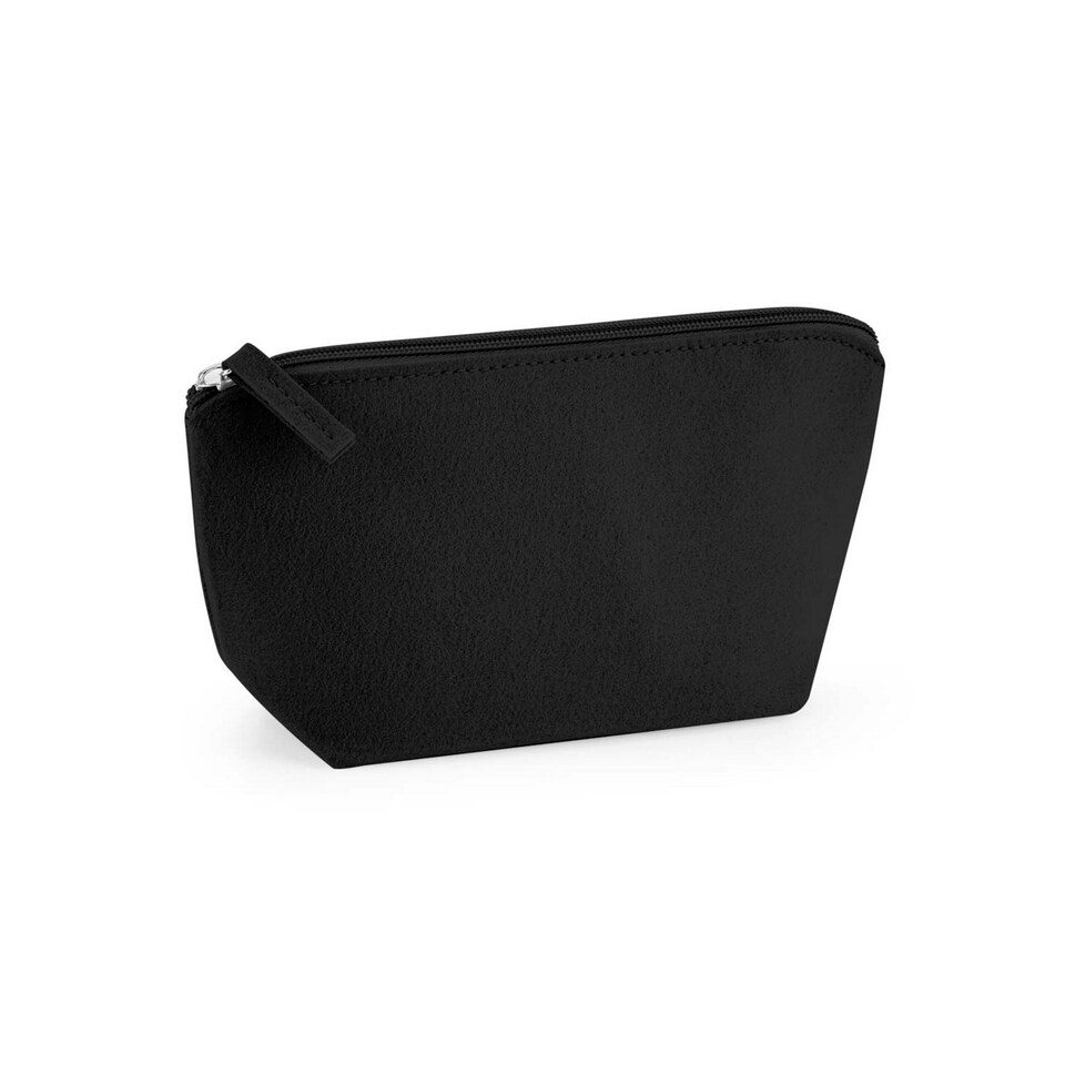image 1 of Bagbase Felt Accessory Bag - Black - 12.5cm x 6cm x 16cm