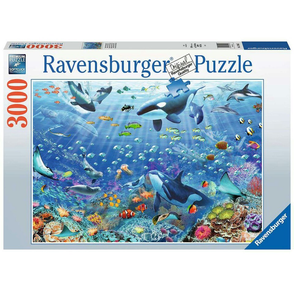 image 1 of Ravensburger Colourful Underwater World 3000 Piece Jigsaw Puzzle