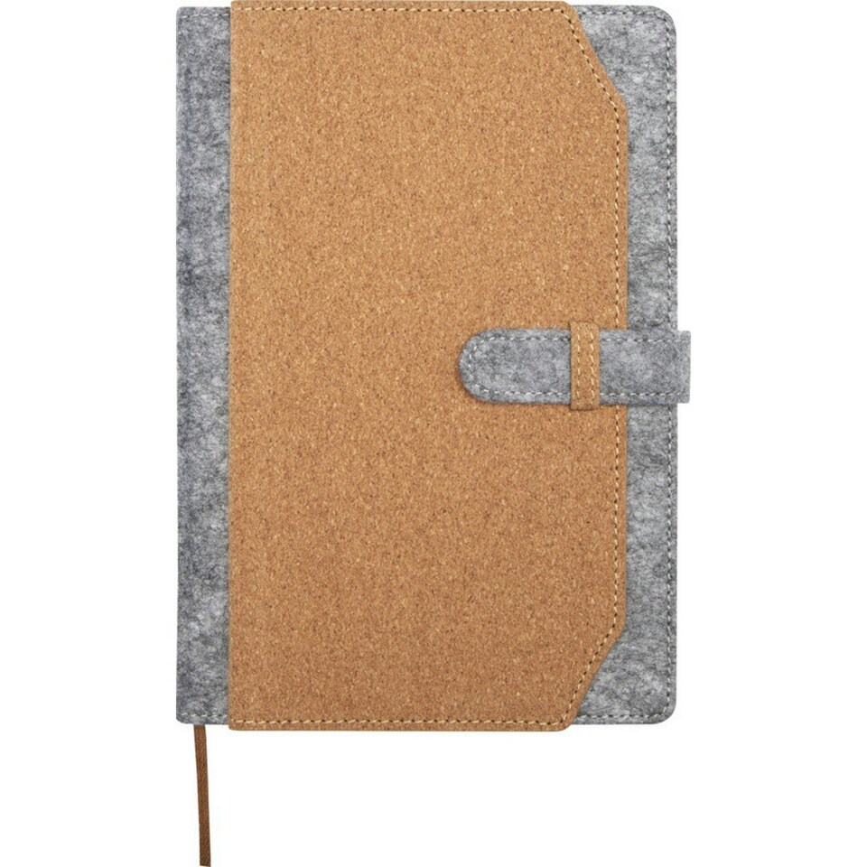 image 1 of Viviana Cork Recycled A5 Notebook - Natural - One Size