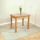 image 1 of Shrewsbury Dining Table with 2 Extensions (Extends To 198cm) - L90 x W132 x H76 cm - Oak Brown