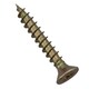 image 2 of 3mm x 20mm Countersunk Wood Chipboard Screw Fasteners PZ1 Drive 30pc