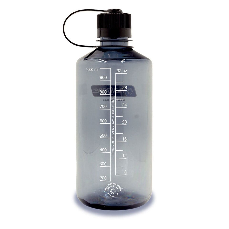 image 1 of Nalgene Narrow Mouth 1L Tritan Sustain Water Bottle - Grey