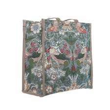 Signare Shopper Bag V&A Strawberry Thief Grey | Grey