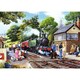 image 2 of Ravensburger A Country Station 1000 Piece Jigsaw Puzzle