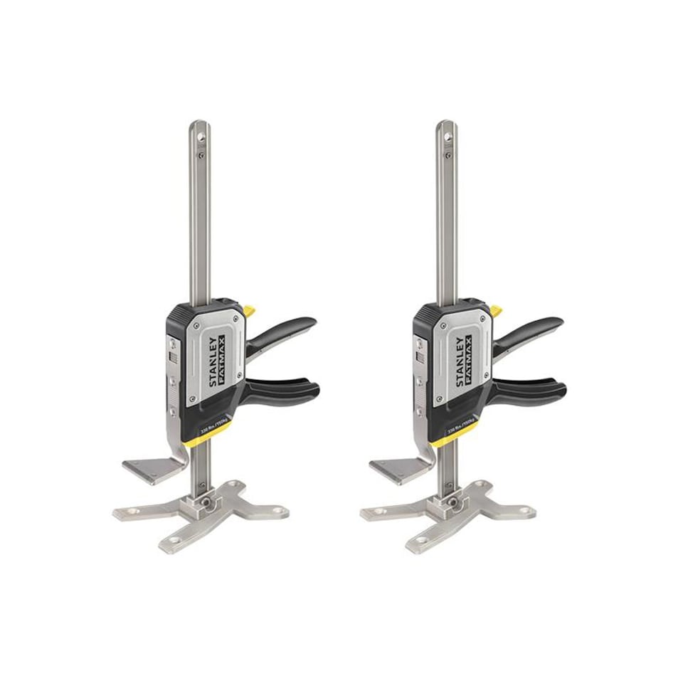 image 1 of Stanley Tools FatMax Tradelift Twin Pack with Free Bag, 7-220mm lift range, 150kg capacity.