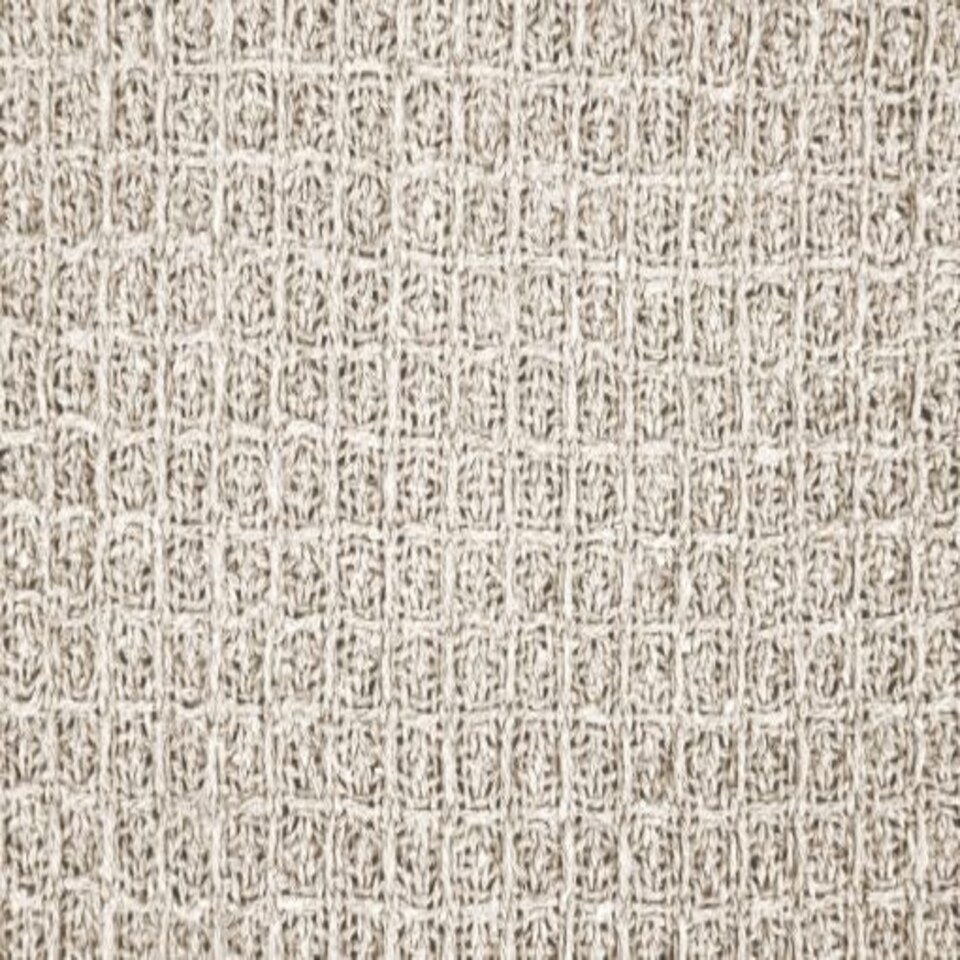 image 1 of Waffle Collection Recycled Cotton Throw in Ivory (50" x 60")
