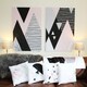 image 2 of Geo Shapes (canvas print) 76cm x 50cm