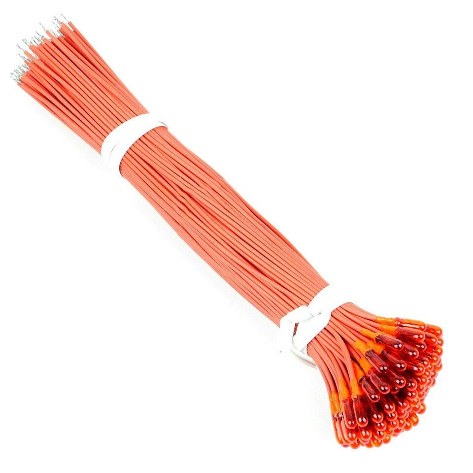 image 1 of Gaugemaster Electric Orange 12v Grain of Wheat Bulbs (100)
