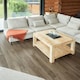 image 2 of Self Adhesive Floor Planks | 5.9x35.9in (91.4x15.2cm) Each | Peel & Stick Vinyl Flooring | Brown Wood Effect | Easy DIY | Stick On Tile for Home Floors Brown | 0.97 sqm