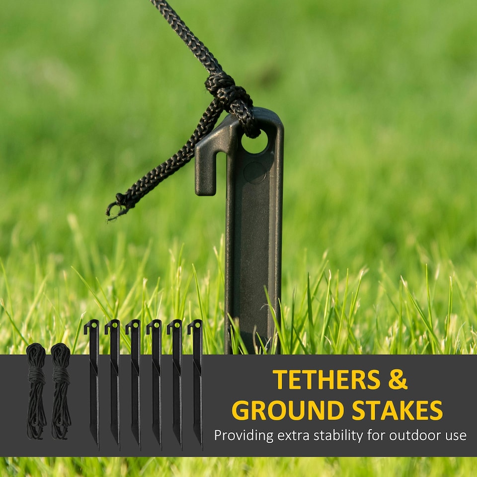 image 1 of HOMCOM 6ft Christmas Inflatable Reindeer Decoration Xmas Indoor Outdoor Lights