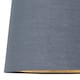 image 6 of Tripod - Chrome Lamp with Grey & Gold Fabric Shade | Chrome | Grey | Large | 1