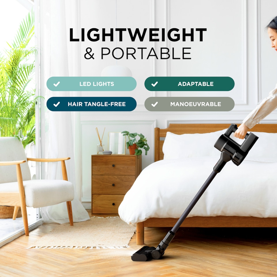 image 1 of DMD PowerPulse 3X Cordless Vacuum – 550W, 45Kpa, 50 Min Runtime, 3 Modes, Self-Standing, Wall Mount, for Floor, Carpet & Pet Hair