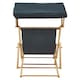 image 5 of Interiors by Premier Khaki Lounger, Easy to Clean  Outdoor Lounger Chair, Weather-resistant Chaise Lounge, Space-saver Lounger