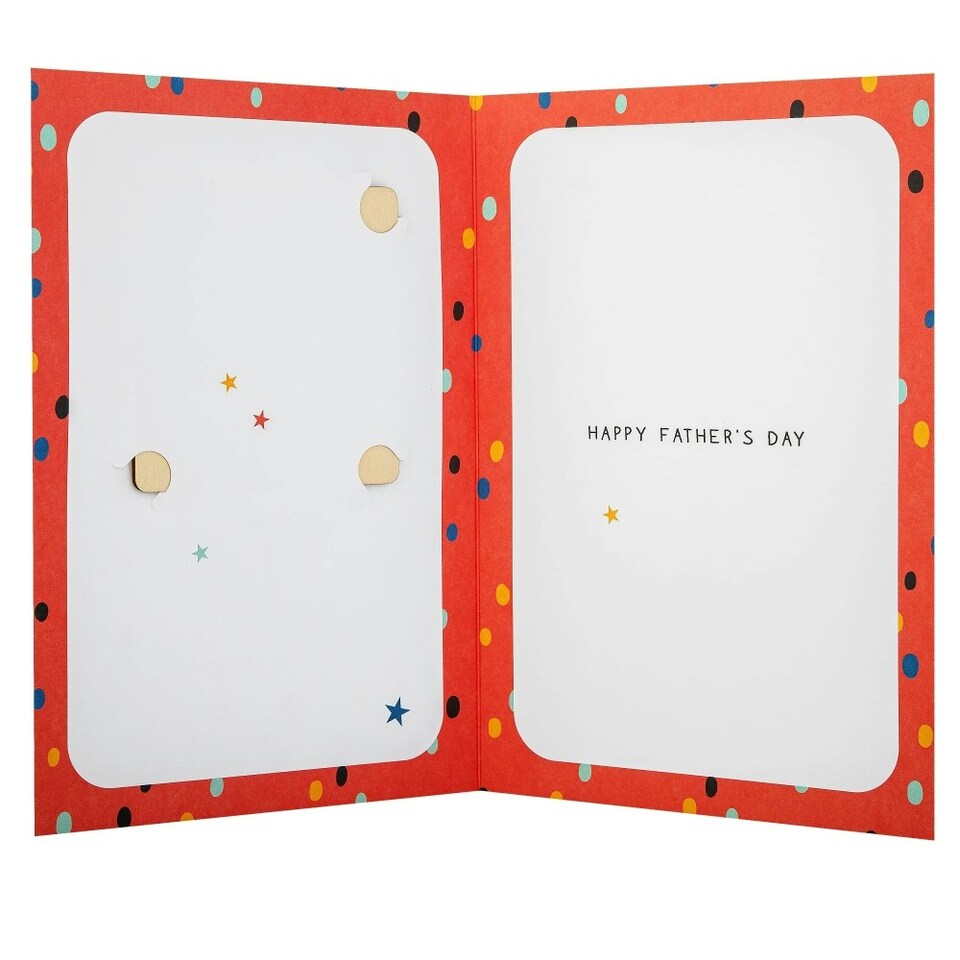 image 1 of My Cuppa Tea' Polka Dots & Keepsake Coaster Father's Day Card