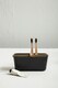 image 4 of Orsina 4 Section Black Storage Organizer, Desk Organizers For Tools, Sturdy Kitchen Drawer Organizer For Utensils