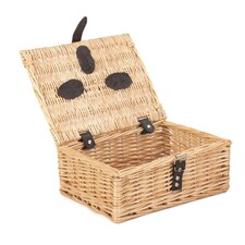Wicker Buff 30cm Picnic Basket Brown | Brown | One Size
