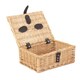 image 1 of Wicker Buff 30cm Picnic Basket Brown | Brown | One Size