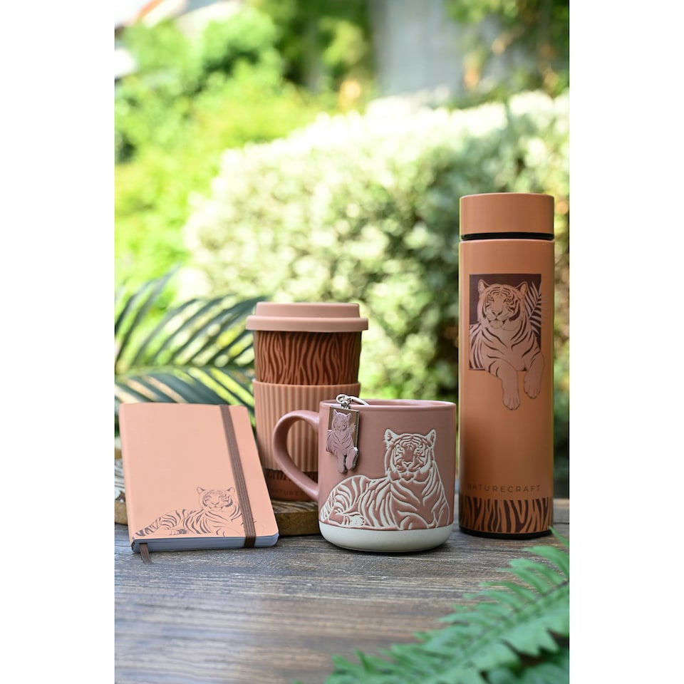 image 1 of Naturecraft Tiger 500ml Reusable Bottle Terracotta Orange | Terracotta | 500ml