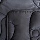 image 4 of OHS Quilted Embossed Patterned Soft Plump Coverless 7.5 Tog Washable Duvet Cover and Pillowcase Bedding Set | Grey | Charcoal Gaming | Single