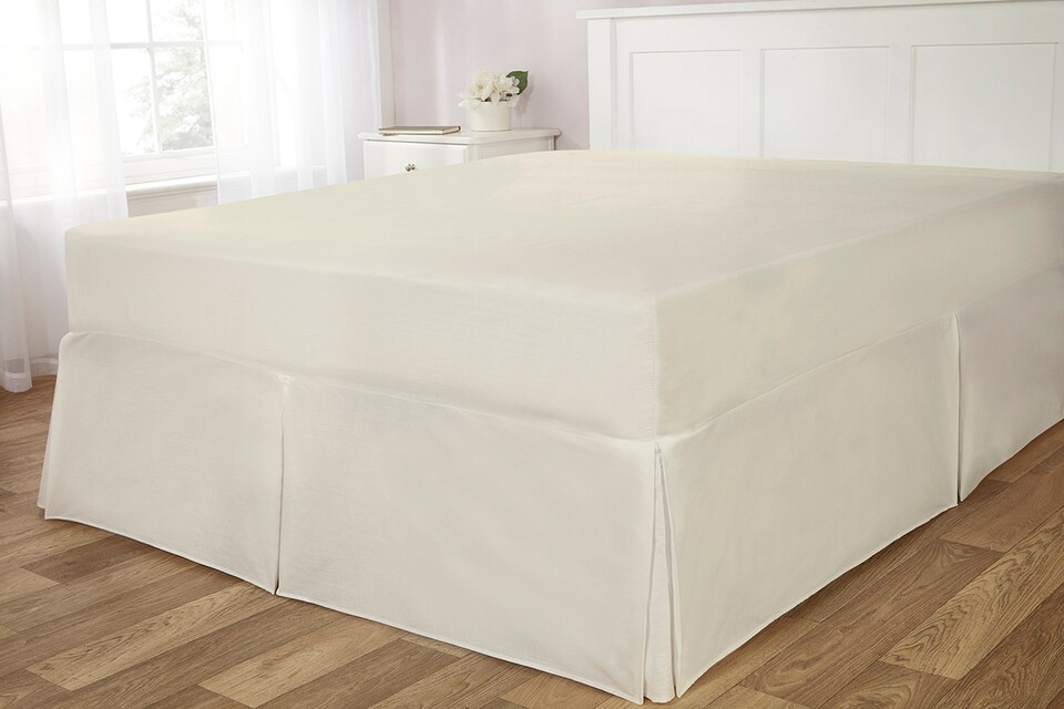 Easy Fit Polycotton Valance Ultra Soft Touch | Cream | King | 1