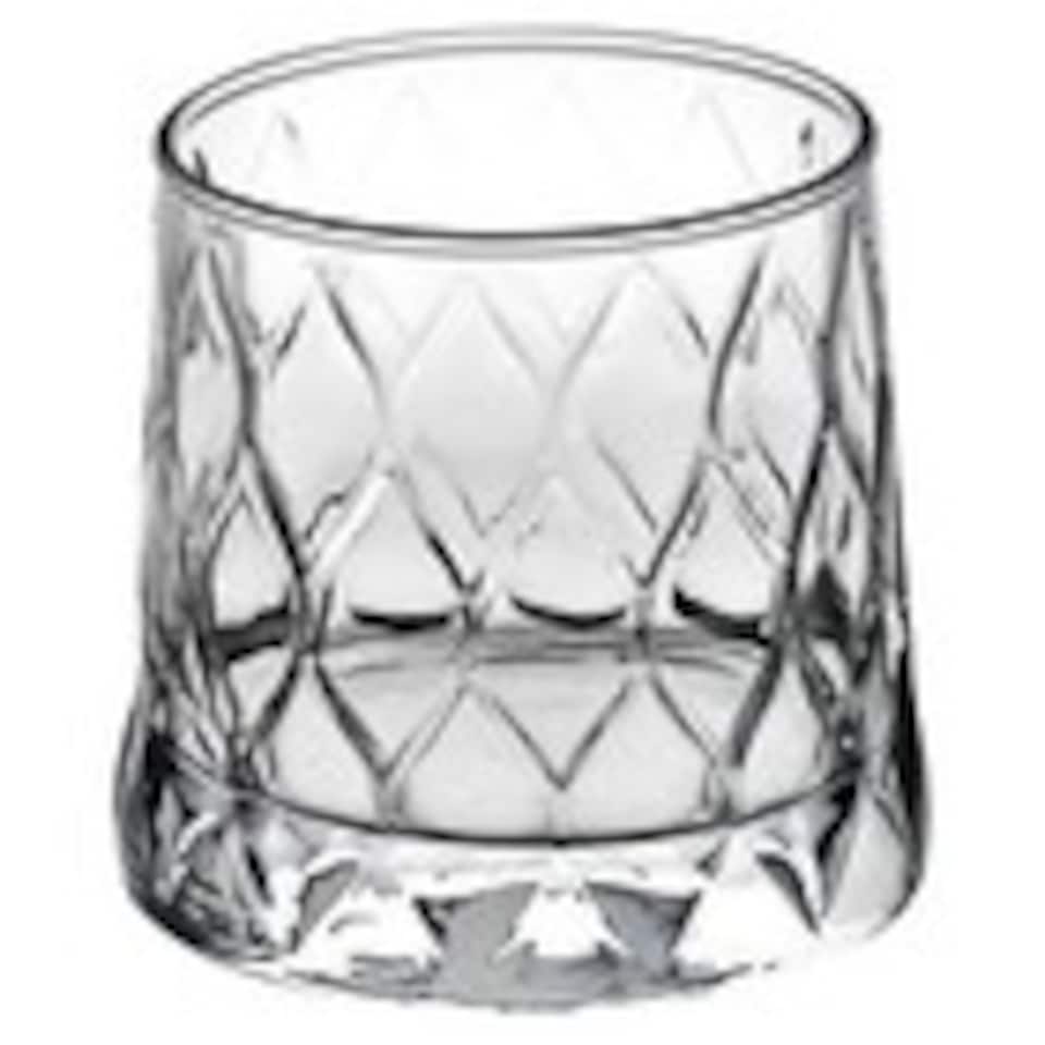image 1 of Whiskey Drinking Glasses Cocktail Tumblers 6 Pcs Set Glassware 300ml