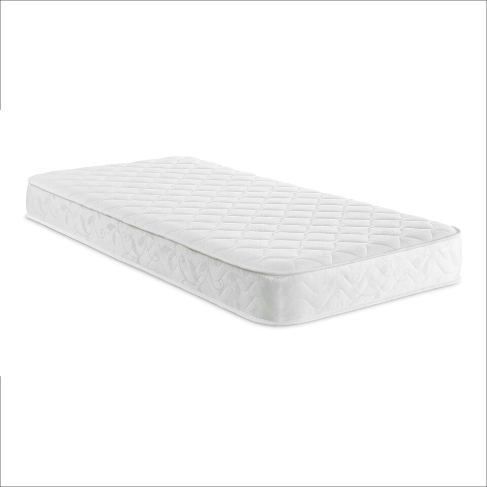 image 1 of Stress-Free Hybrid Mattress - 18cm Deep, Soft Feel, Memory Foam & Spring Support White | Small Double