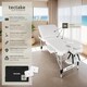 image 2 of Massage Table Phuket - 3 zones, 70 cm wide, aluminium frame, carry bag and masks | White | white | 1