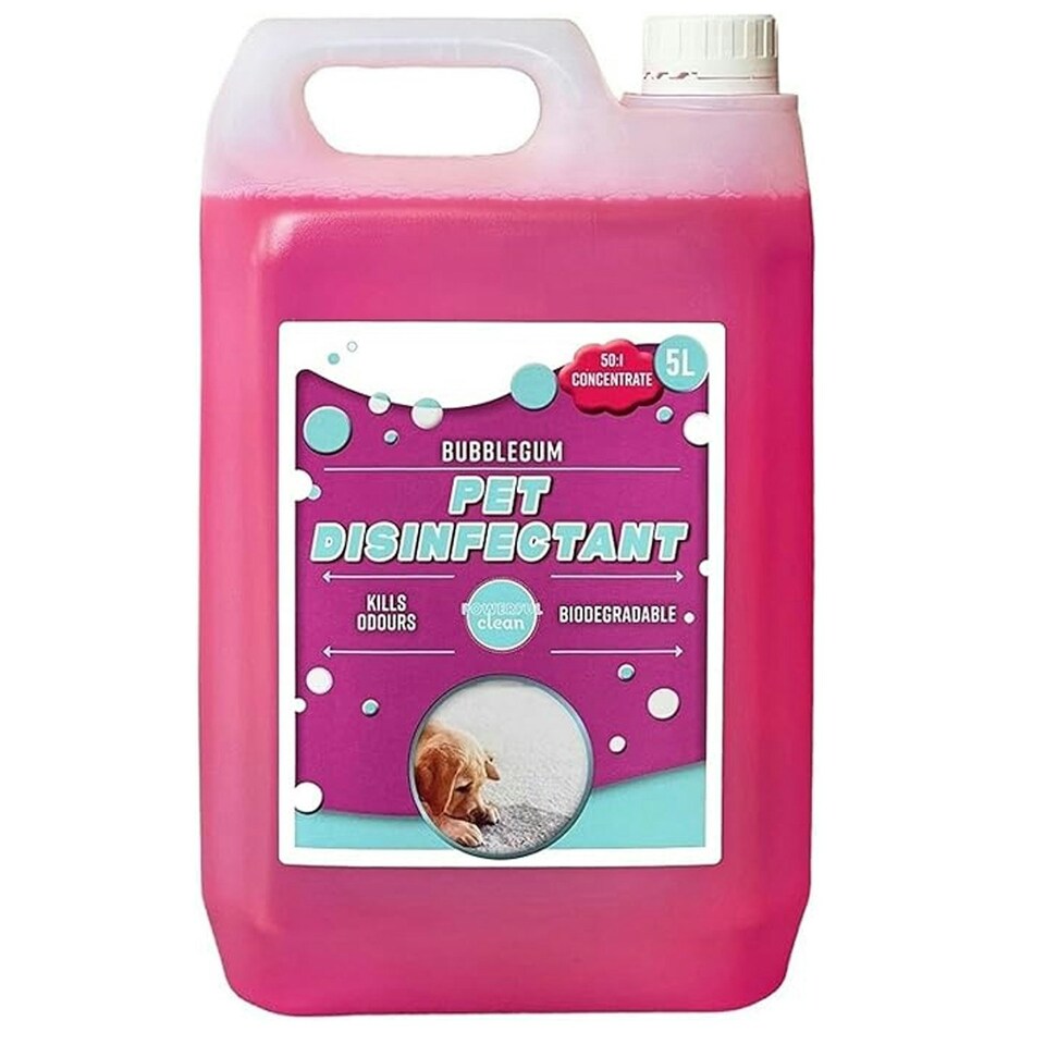 image 1 of 1 x Bubble Gum 5L Powerful Concentrated Disinfectant Breaks Down Unwanted Odours Linen Fresh Fragrance