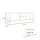 image 6 of Core Products Dallas, Ultra Wide TV Rack With 4 Doors H55cm x W162.5cm x D39.2cm White