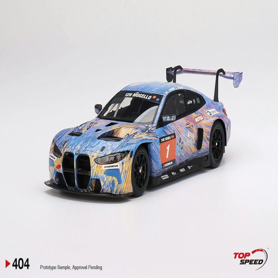 image 1 of BMW M4 GT3 #1 ST Racing 2022 12Hr Mugello Winner 1:18 Scale TSM TS0404