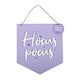 image 1 of Something Different Hocus Pocus Hanging Sign - Purple - One Size