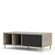 image 4 of Rome Coffee Table with Sliding Top in Jackson Hickory Oak and Matt Black