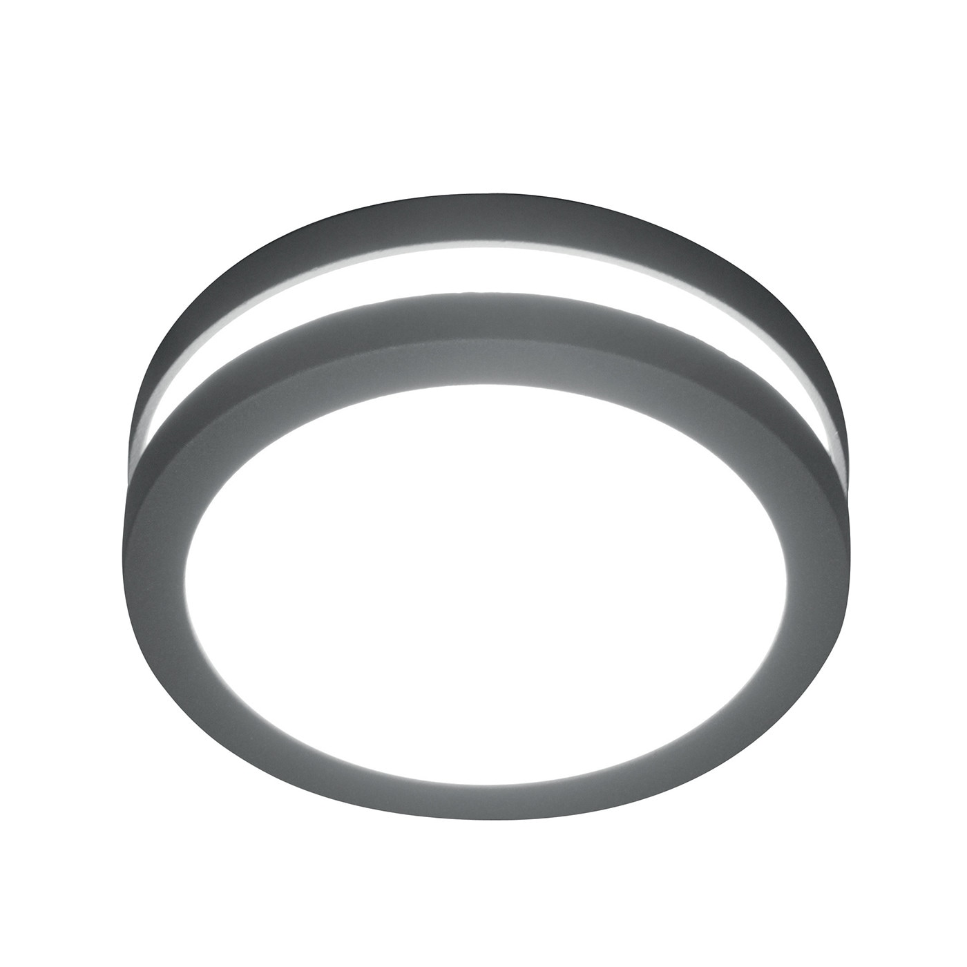 Netlighting Ano 1 Light Outdoor Wall Ceiling Lantern Light Graphite IP54 in Grey