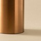 image 3 of Cosmic Toilet Brush Glass Cup with Durable Metal for Bathroom, Brushed Copper