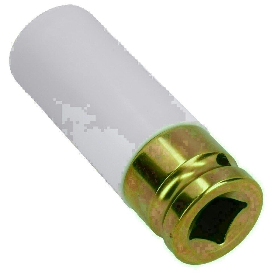 image 1 of 19mm 1/2" Drive Double Deep Alloy Wheel Nut Socket 6 Sided Single Hex