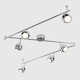 image 3 of ValueLights Retro Spotlight Polished Silver Spotlight and GU10 Spotlight LED 5W Warm White 3000K Bulb Chrome