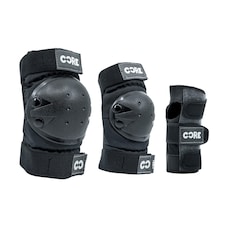 CORE Kids Protection Junior Triple Pad Set (Knee/Elbow/Wrist) + Carry Bag