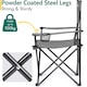 image 3 of Folding Camping Chair - Grey
