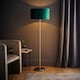 image 3 of ValueLights Charlie Chrome Stem Floor Lamp Green Shade | Green