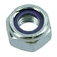 image 4 of M10 x 1.5mm Nyloc Nut Fastener Hexagonal Metric Nuts Grade 8 Zinc Plated 10pk