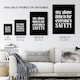 image 3 of My Alone Time Is For Everyone's Safety Joke Funny Wall Art Print 12x16 In