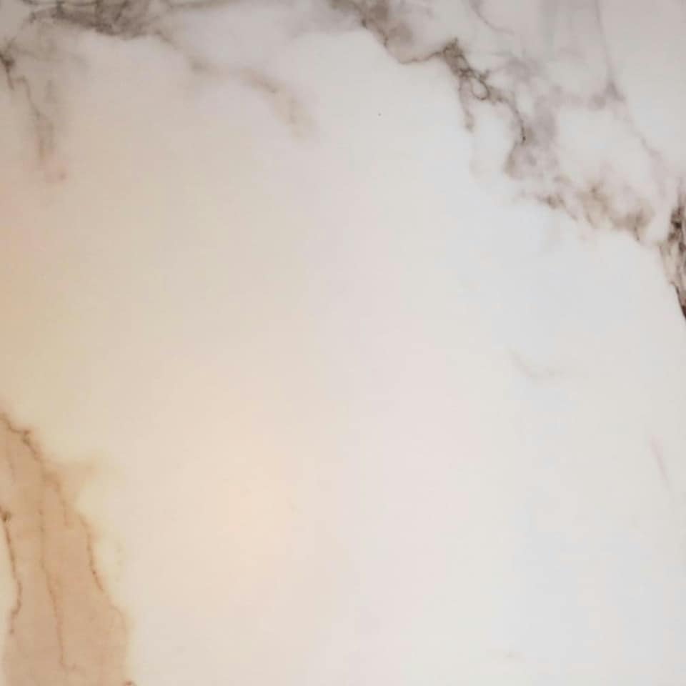 image 1 of First Choice Lighting White Marble Print Ceiling Light Shade Grey